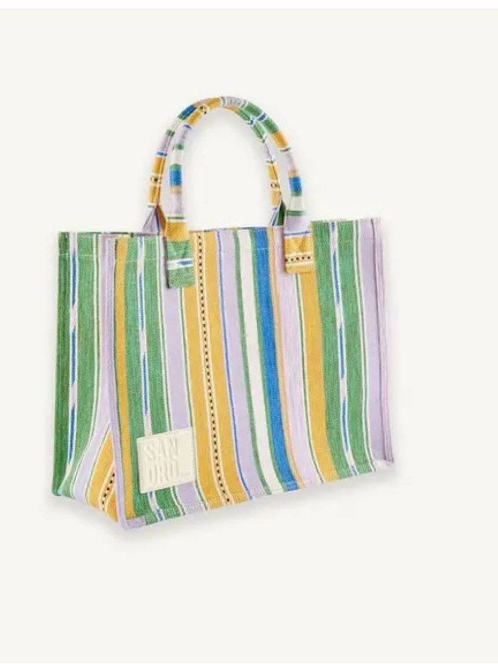 Sandro Canvas Tote Bag